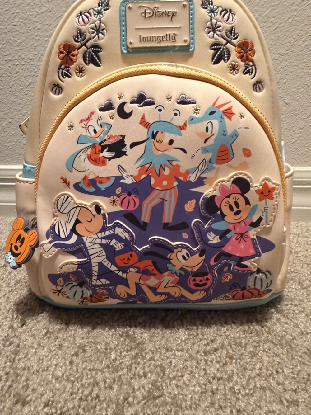 Mickey & Friends Halloween Costume Mini Backpack NWT - Picture 4 of 7